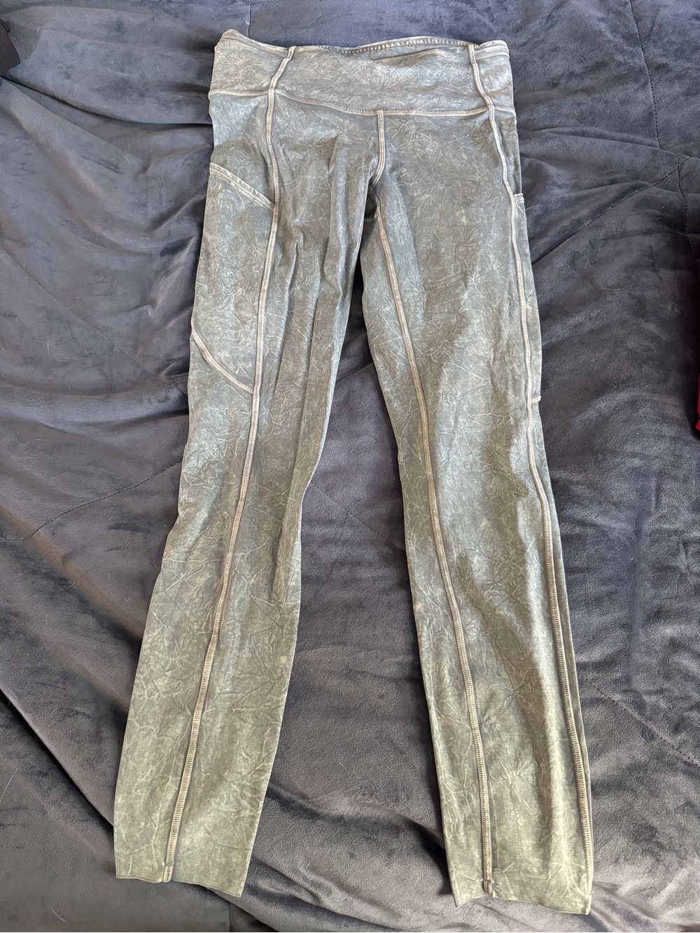 Fast&Free lululemon athletica Marled Gray Sculpting High-Rise Leggings